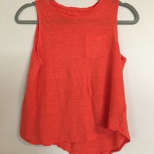 Orange tank top